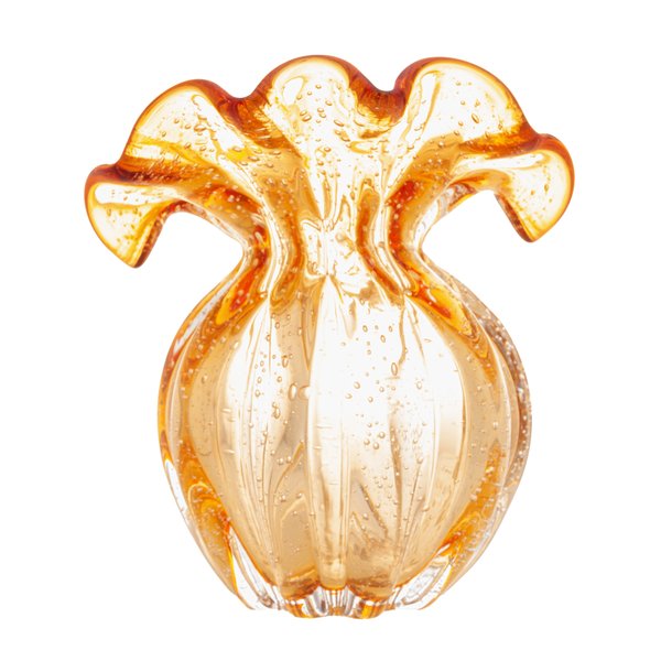 vaso de vidro italy ambar 11x9x11 5cm 4830 charm decor c