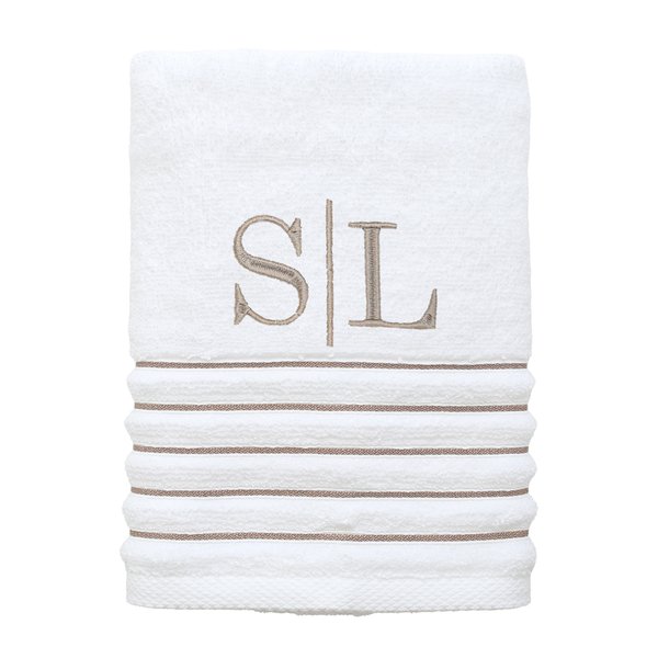 toalha banhao palladio trussardi branco legno charm decor personalizada