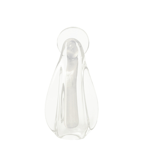imagem nossa senhora em murano branco p 3270 bc charm decor