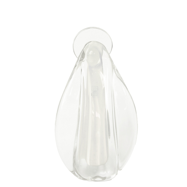 imagem nossa senhora em murano branco m charm decor
