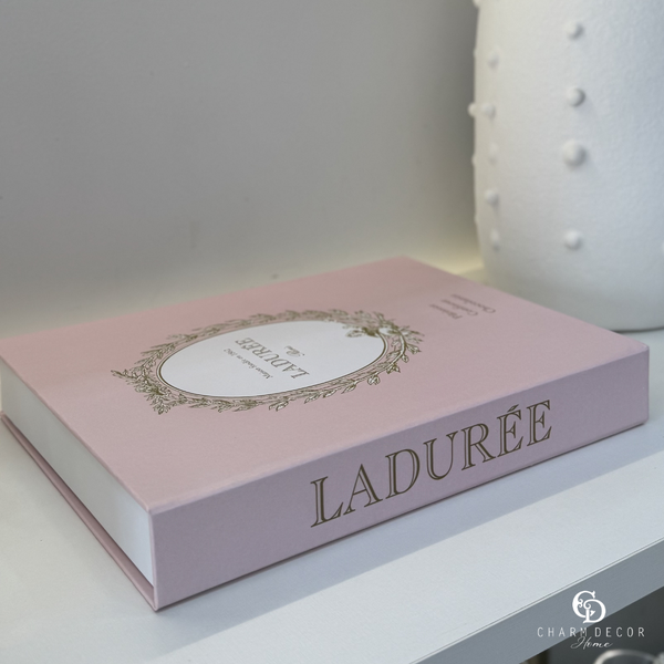 Livro Caixa G Ladurée Rosa
